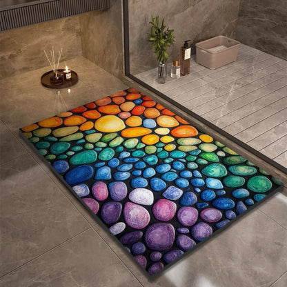 Diatomaceous Earth Bath Mat featuring a quick-drying non-slip design, available in modern sizes from 40×60 cm to 60× 3
