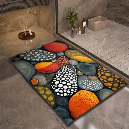 Diatomaceous Earth Bath Mat featuring a quick-drying non-slip design, available in modern sizes from 40×60 cm to 60× 1