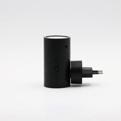 Dimmable LED plug-in lamp with sensor featuring a modern industrial design, ideal for easy installation in any room. 0