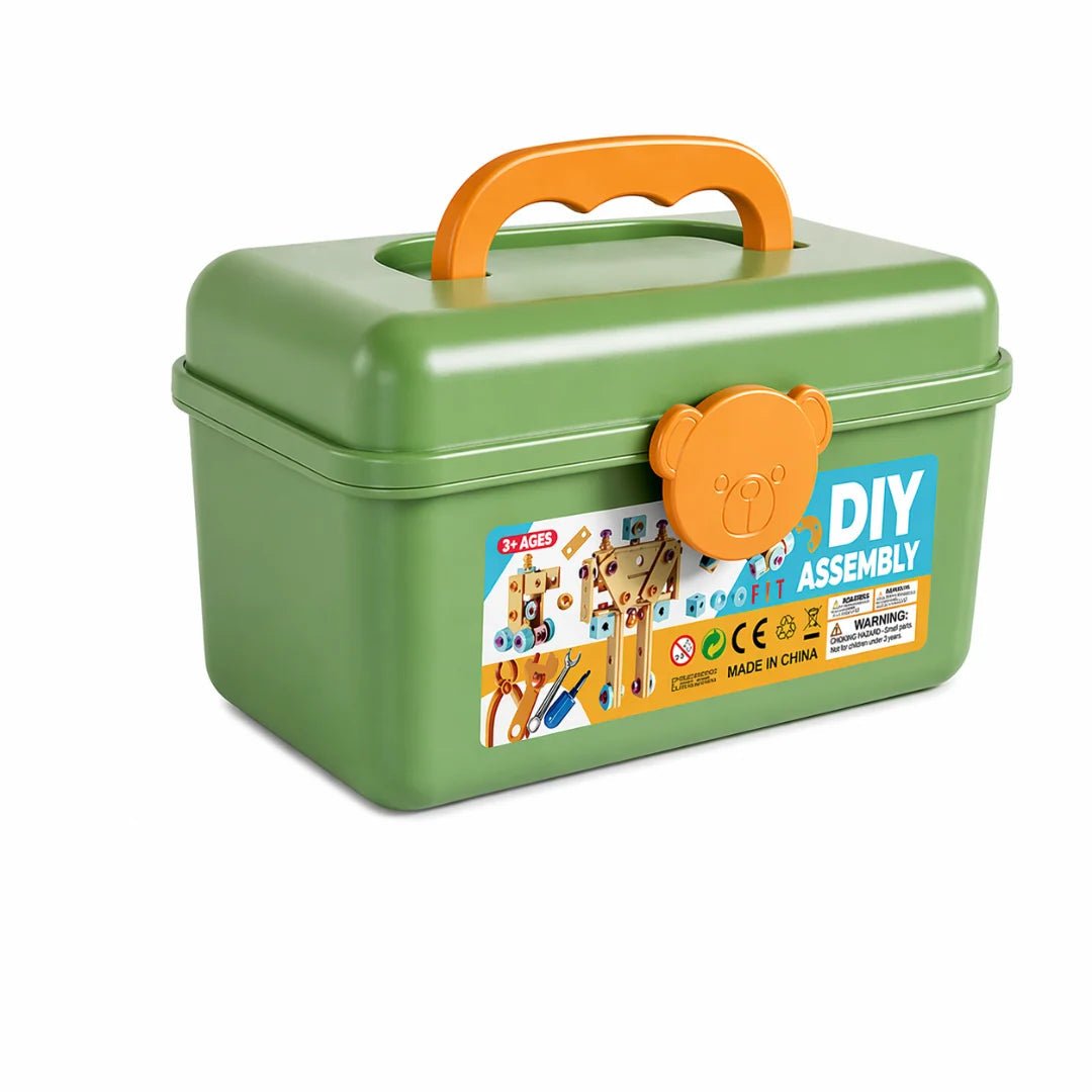 DIY Screwdriver Playset for Kids – Engaging STEM learning toy featuring colorful tools, perfect for creative building and hands-on play. 1