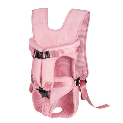 Dog Carrier Bag with Adjustable Straps, perfect for handsfree travel with small dogs, made of durable nylon for comfort and convenience. 5