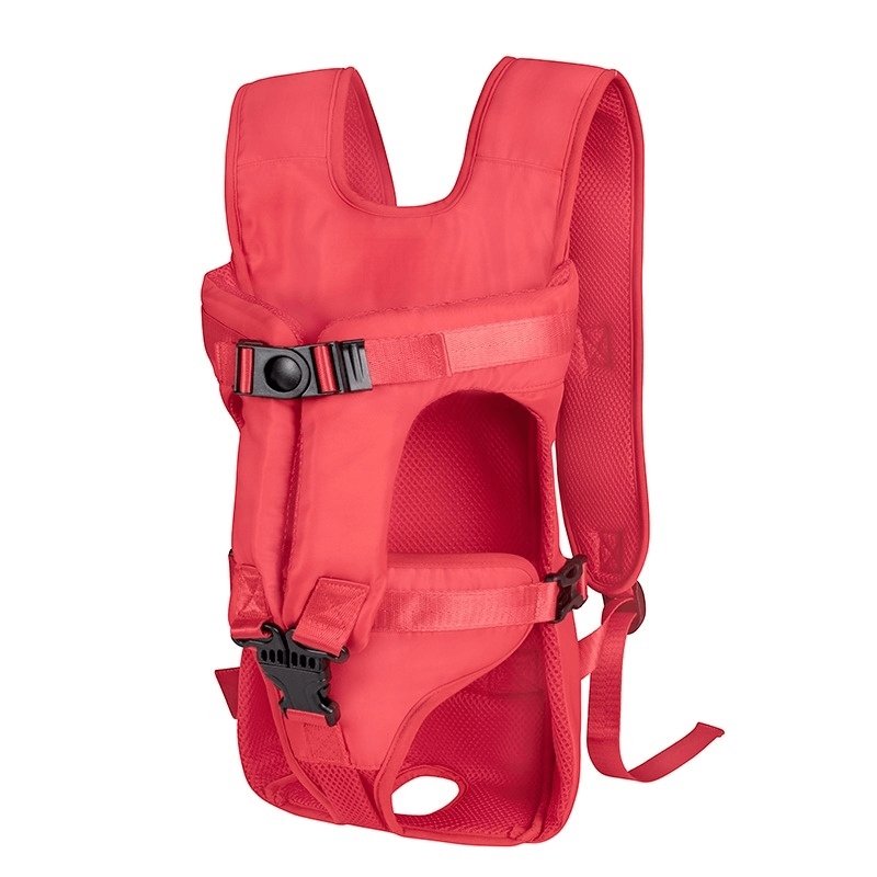 Dog Carrier Bag with Adjustable Straps, perfect for handsfree travel with small dogs, made of durable nylon for comfort and convenience. 0
