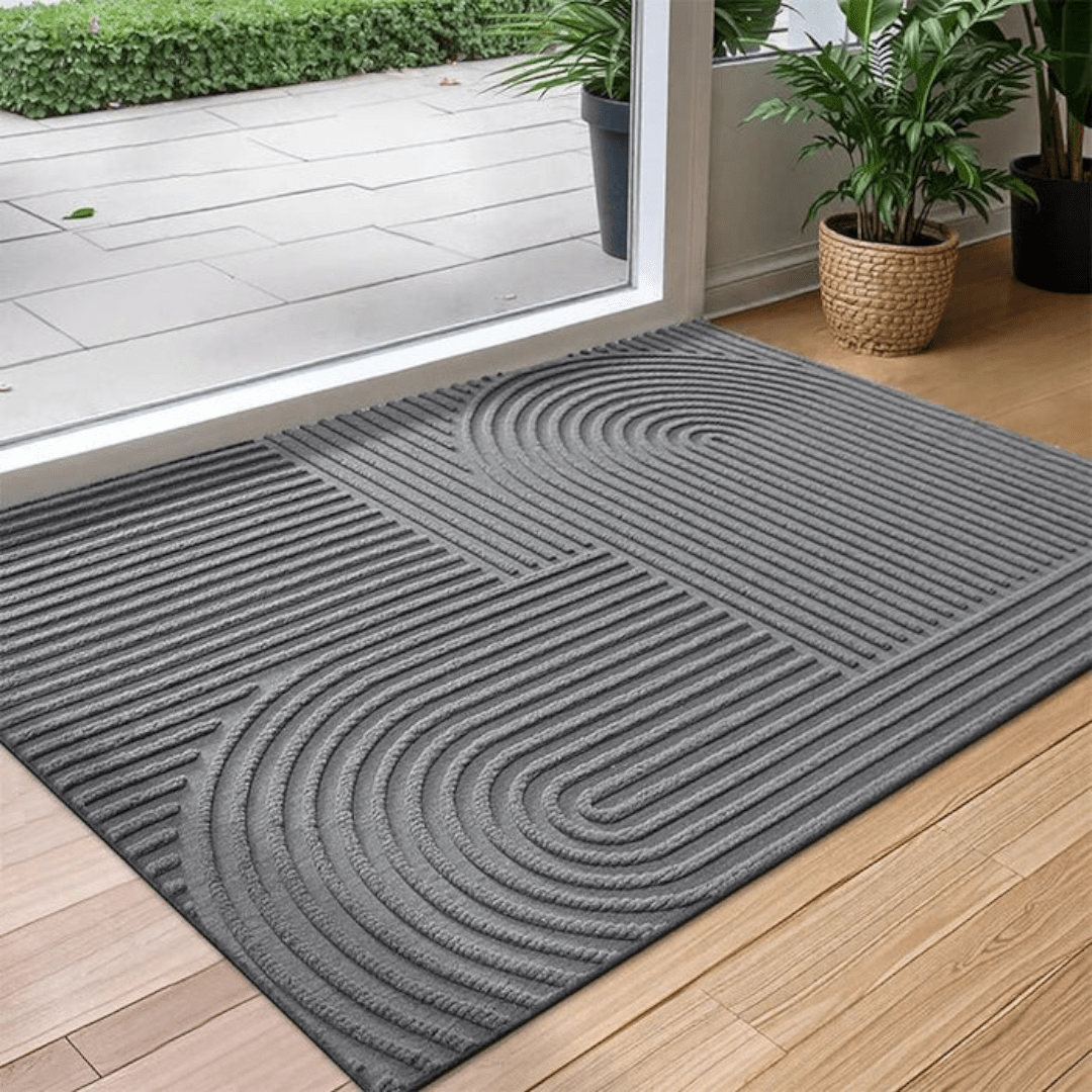Doormat with Ribbed Surface