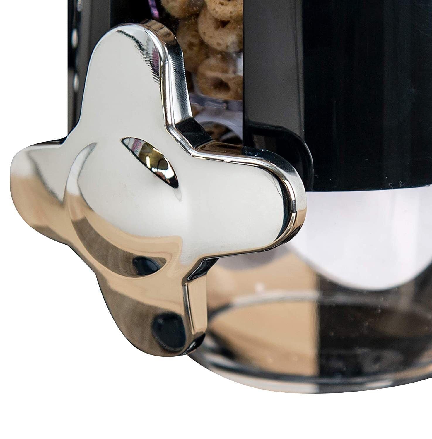 Double Cereal Dispenser with Portion Control featuring durable acrylic storage, perfect for organizing cereals and snacks in the kitchen. 8