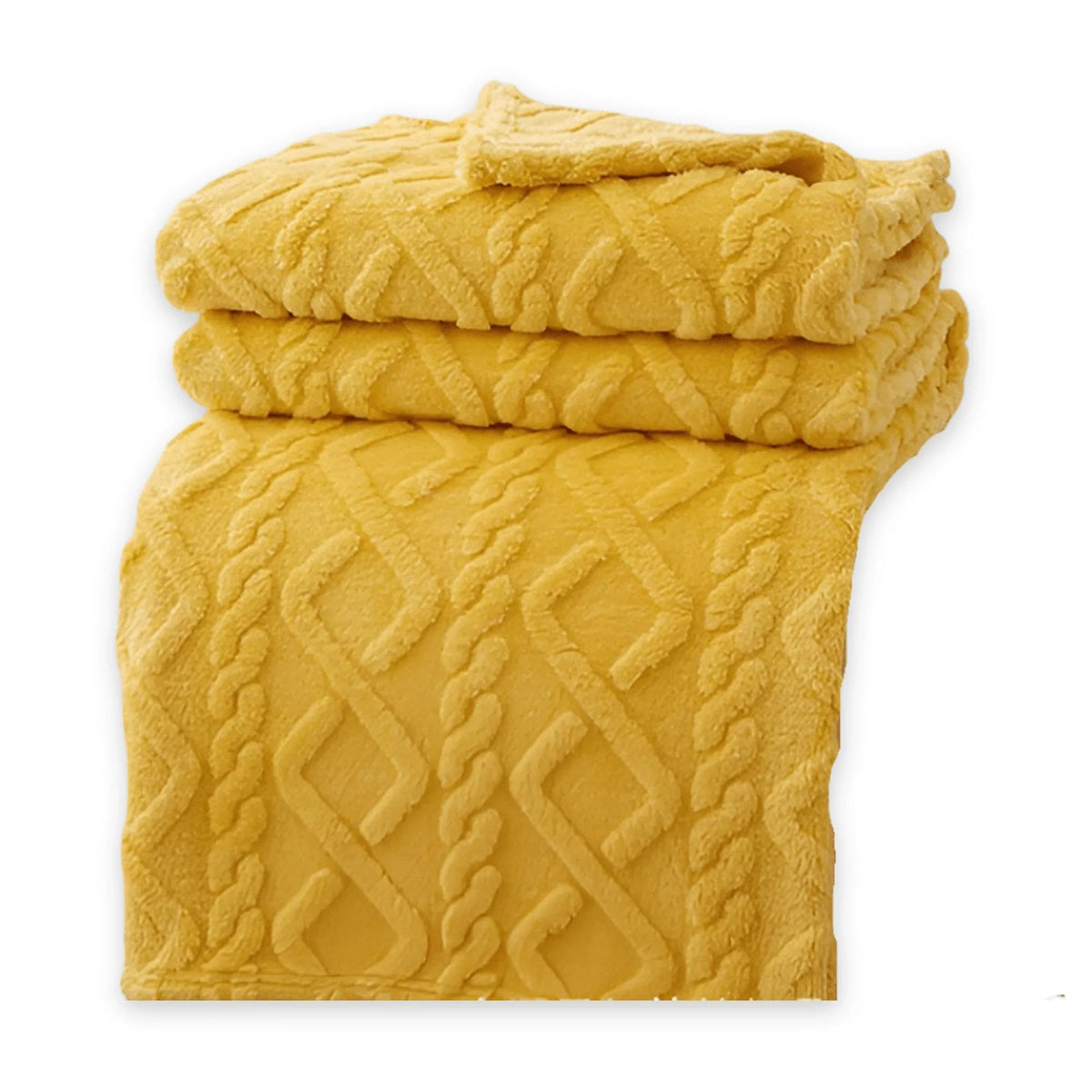 Double-layer fleece blanket featuring a stylish geometric design, perfect for cozying up on chilly nights; soft, breathable, and machine washable plush throw blanket ideal 8