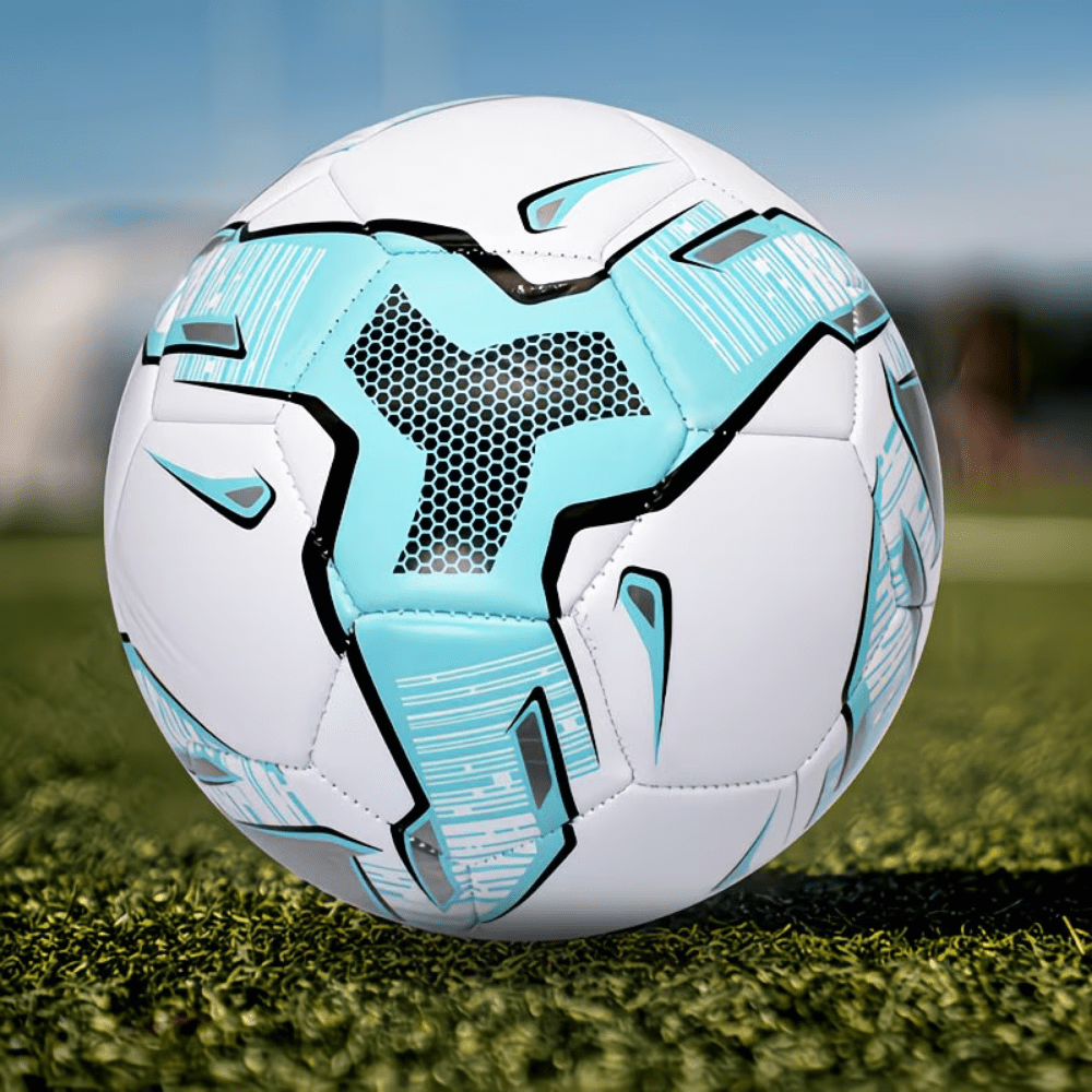 Durable size 5 soccer ball designed for training and matches with PU textured grip for reliable control and performance. 0