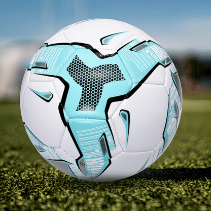 Durable size 5 soccer ball designed for training and matches with PU textured grip for reliable control and performance. 0