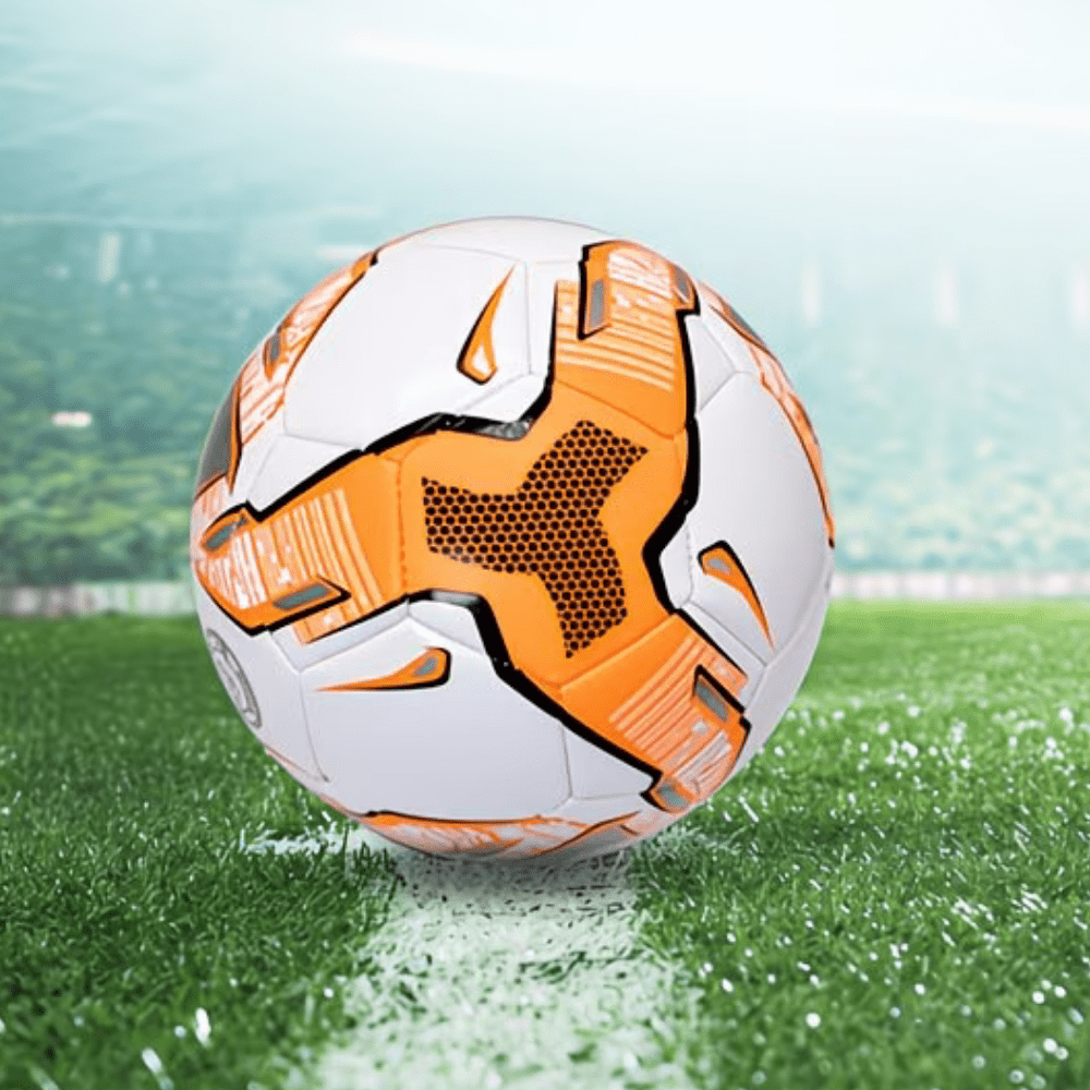 Durable size 5 soccer ball designed for training and matches with PU textured grip for reliable control and performance. 3