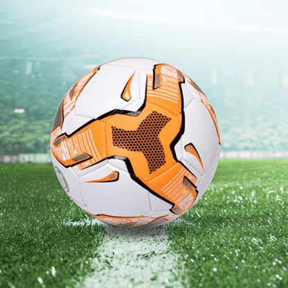 Durable size 5 soccer ball designed for training and matches with PU textured grip for reliable control and performance. 3