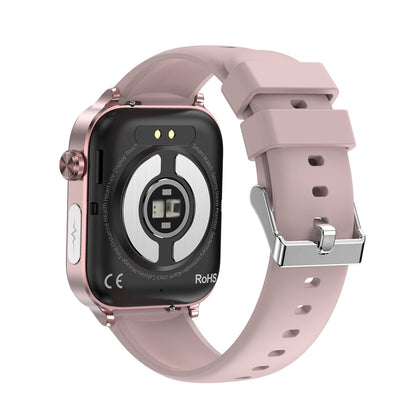 ECG health monitoring smart watch with Bluetooth calling, IP68 water resistance, and fitness tracking features including sleep analysis. 5