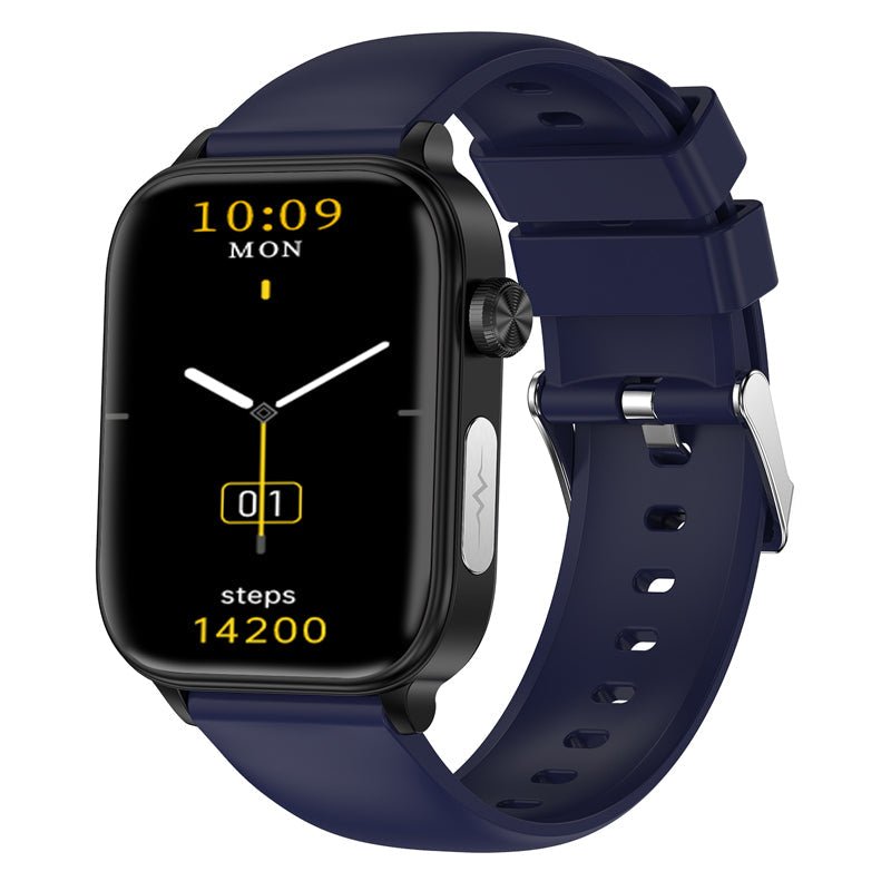 ECG health monitoring smart watch with Bluetooth calling, IP68 water resistance, and fitness tracking features including sleep analysis. 3