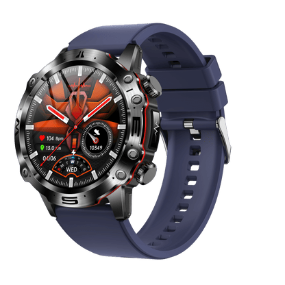 ECG Smartwatch featuring an AMOLED display, designed for health tracking and fitness monitoring with Bluetooth connectivity. 3