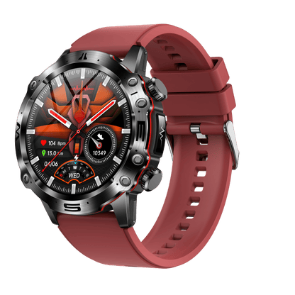 ECG Smartwatch featuring an AMOLED display, designed for health tracking and fitness monitoring with Bluetooth connectivity. 4