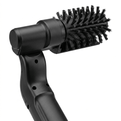 Electric BBQ Grill Brush designed for efficient grease removal, featuring a handheld powered cleaning tool ideal for barbecue grates. 7