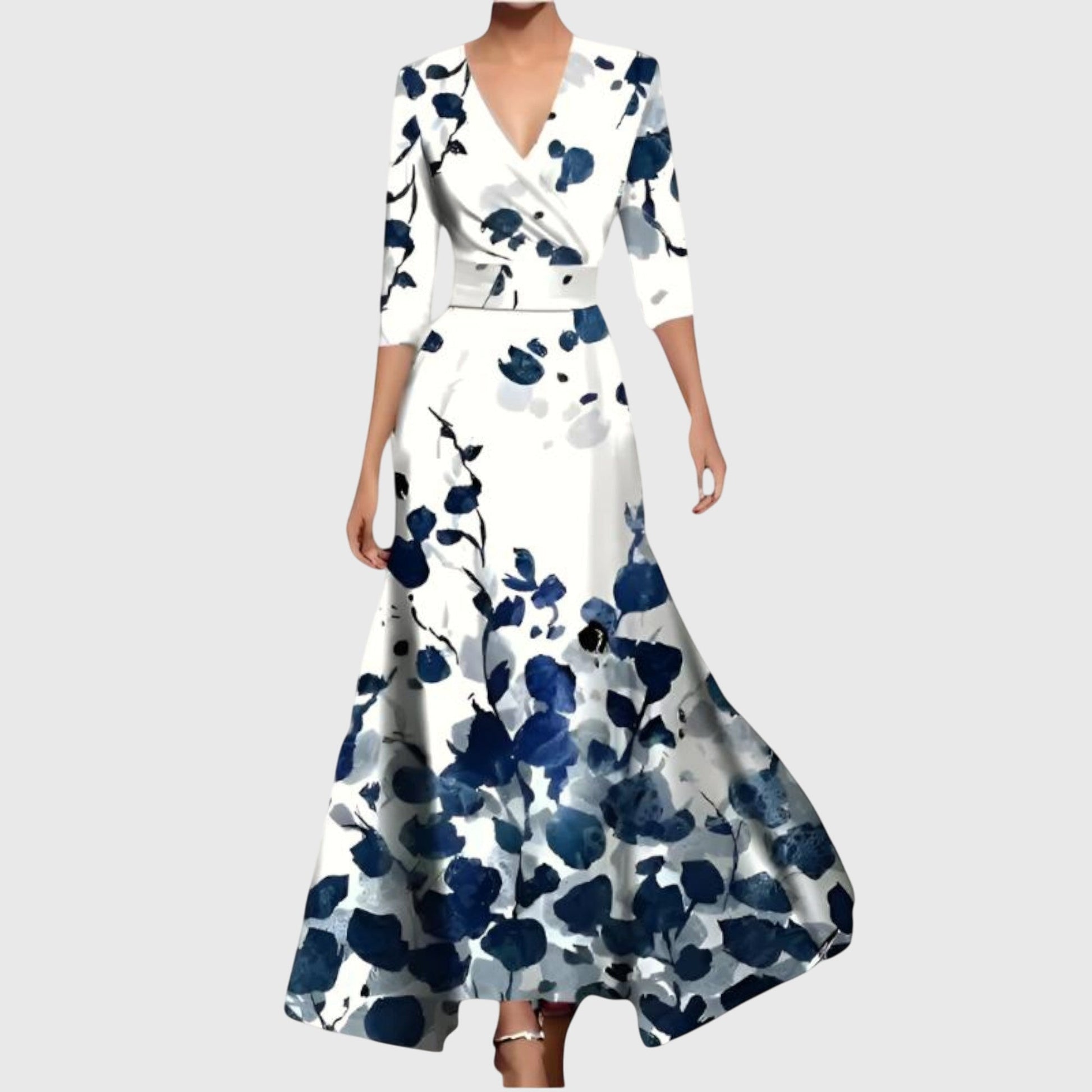 Elegant midi dress for women featuring a flattering fit, versatile black design perfect for day to evening wear. 3