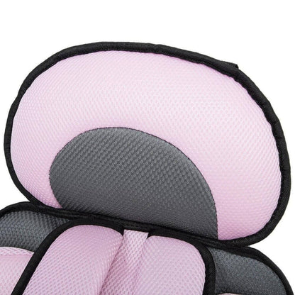 Ergonomic baby car seat featuring a 5-point harness, designed for toddlers aged 0-12 years, made with breathable mesh material for comfort 6
