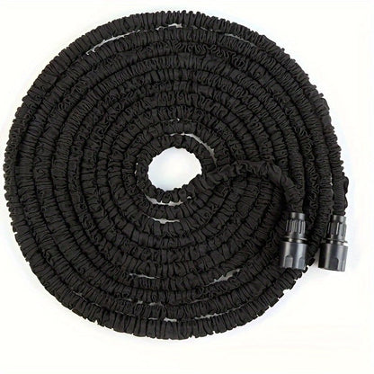 Expandable garden hose featuring high-pressure capability, made from durable latex with a flexible design, ideal for gardening and outdoor use. 7