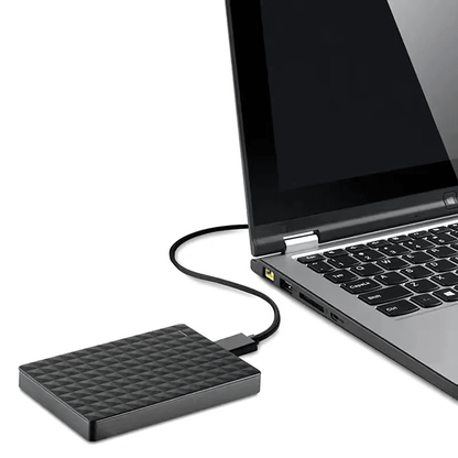 External hard drive 8TB USB 3.0 portable storage solution in a compact black design with plug-and-play functionality for easy data transfer and backup 3