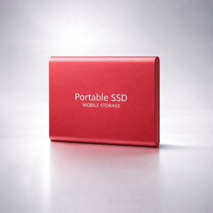 External SSD 512GB with High-Speed USB Connection – Portable Silver Storage Drive 6