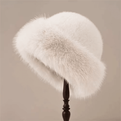 Faux fur hat for adults, featuring exceptional warmth and chic elegance, perfect soft winter accessory for style and comfort. 0