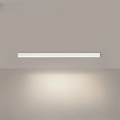Flush mount ceiling light featuring a sleek modern minimalist design, providing bright illumination ideal for dining rooms and large spaces. 4