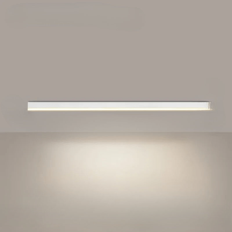 Flush mount ceiling light featuring a sleek modern minimalist design, providing bright illumination ideal for dining rooms and large spaces. 5