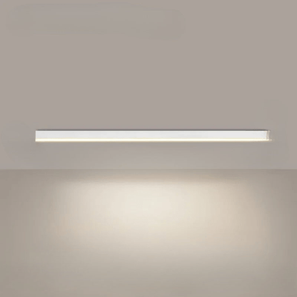 Flush mount ceiling light featuring a sleek modern minimalist design, providing bright illumination ideal for dining rooms and large spaces. 5
