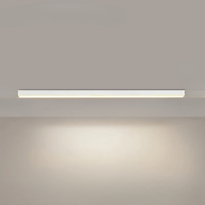 Flush mount ceiling light featuring a sleek modern minimalist design, providing bright illumination ideal for dining rooms and large spaces. 6