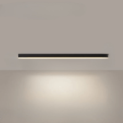 Flush mount ceiling light featuring a sleek modern minimalist design, providing bright illumination ideal for dining rooms and large spaces. 13