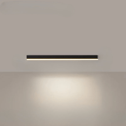 Flush mount ceiling light featuring a sleek modern minimalist design, providing bright illumination ideal for dining rooms and large spaces. 8