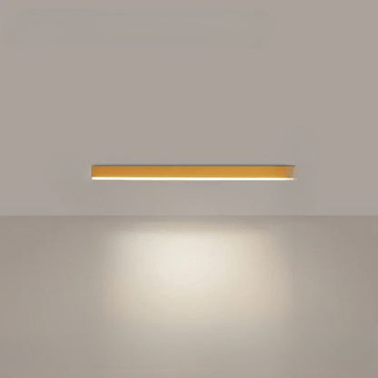 Flush mount ceiling light featuring a sleek modern minimalist design, providing bright illumination ideal for dining rooms and large spaces. 15