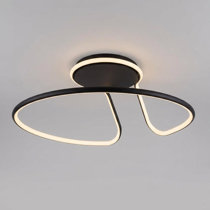 Modern flush mount ceiling light featuring even illumination, energy-efficient design, and a 50cm diameter, perfect for enhancing any contemporary space. 0