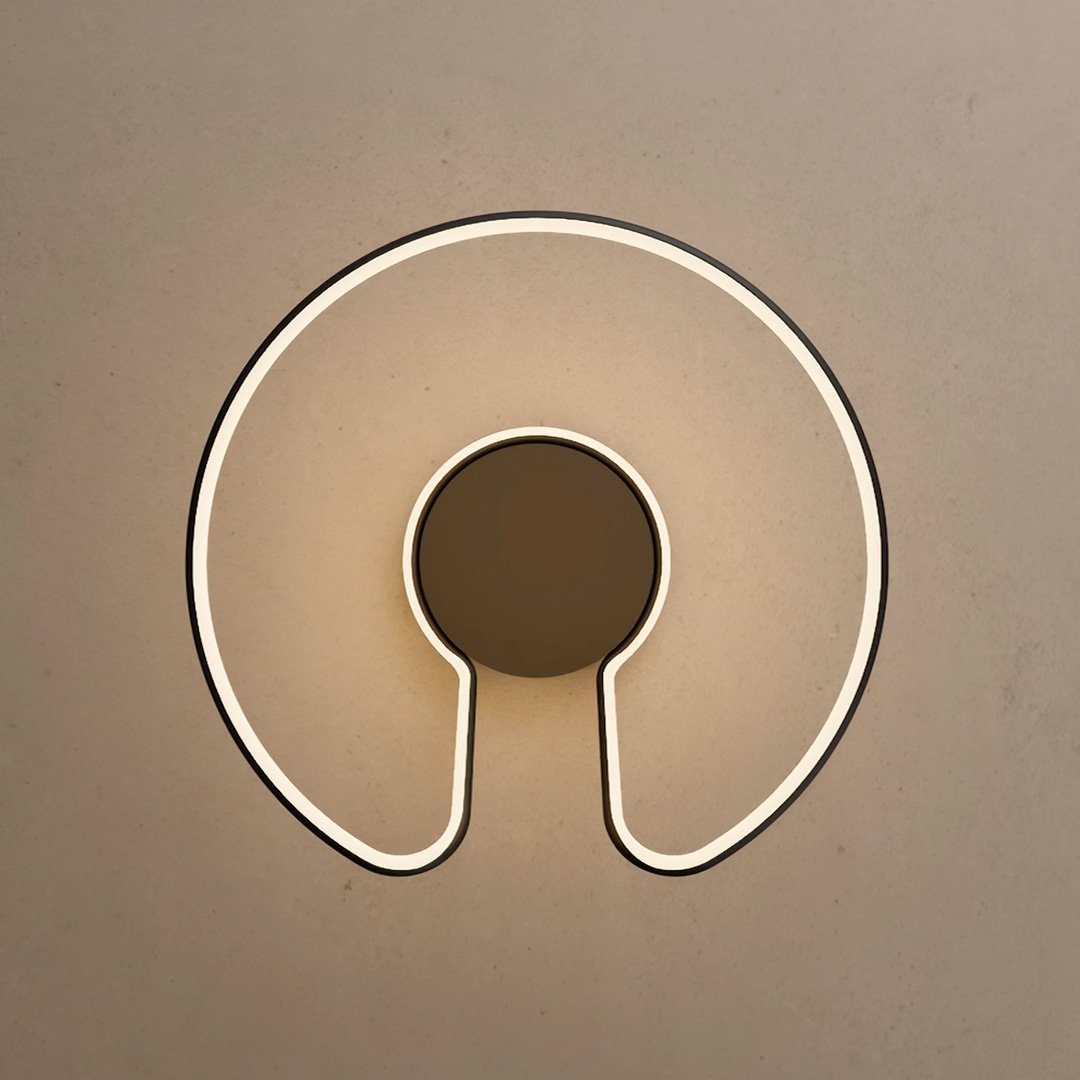 Modern flush mount ceiling light featuring even illumination, energy-efficient design, and a 50cm diameter, perfect for enhancing any contemporary space. 7