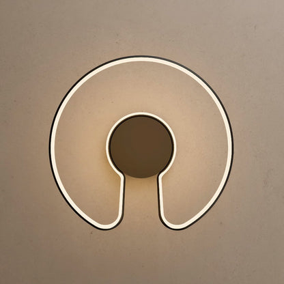 Modern flush mount ceiling light featuring even illumination, energy-efficient design, and a 50cm diameter, perfect for enhancing any contemporary space. 7