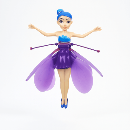 Flying Fairy Toy with hand sensor control, featuring colorful LED light display, designed for indoor play, rechargeable for endless fun for kids. 6