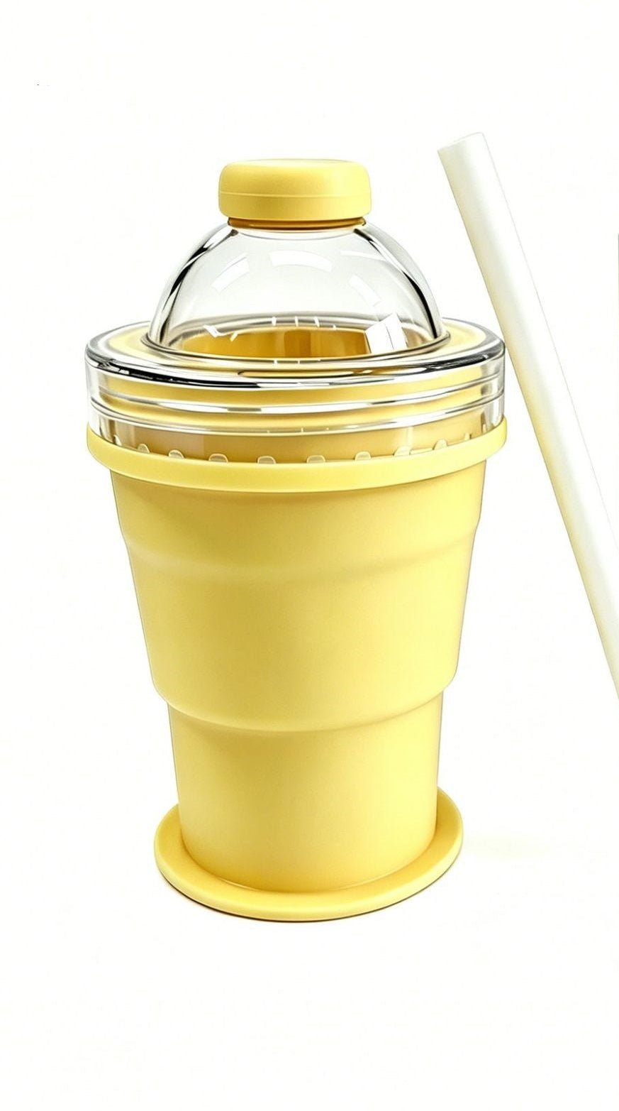Foldable Ice Ball Maker featuring a 2-in-1 mold and portable silicone design, perfect for creating ice balls for cold drinks on the go. 0