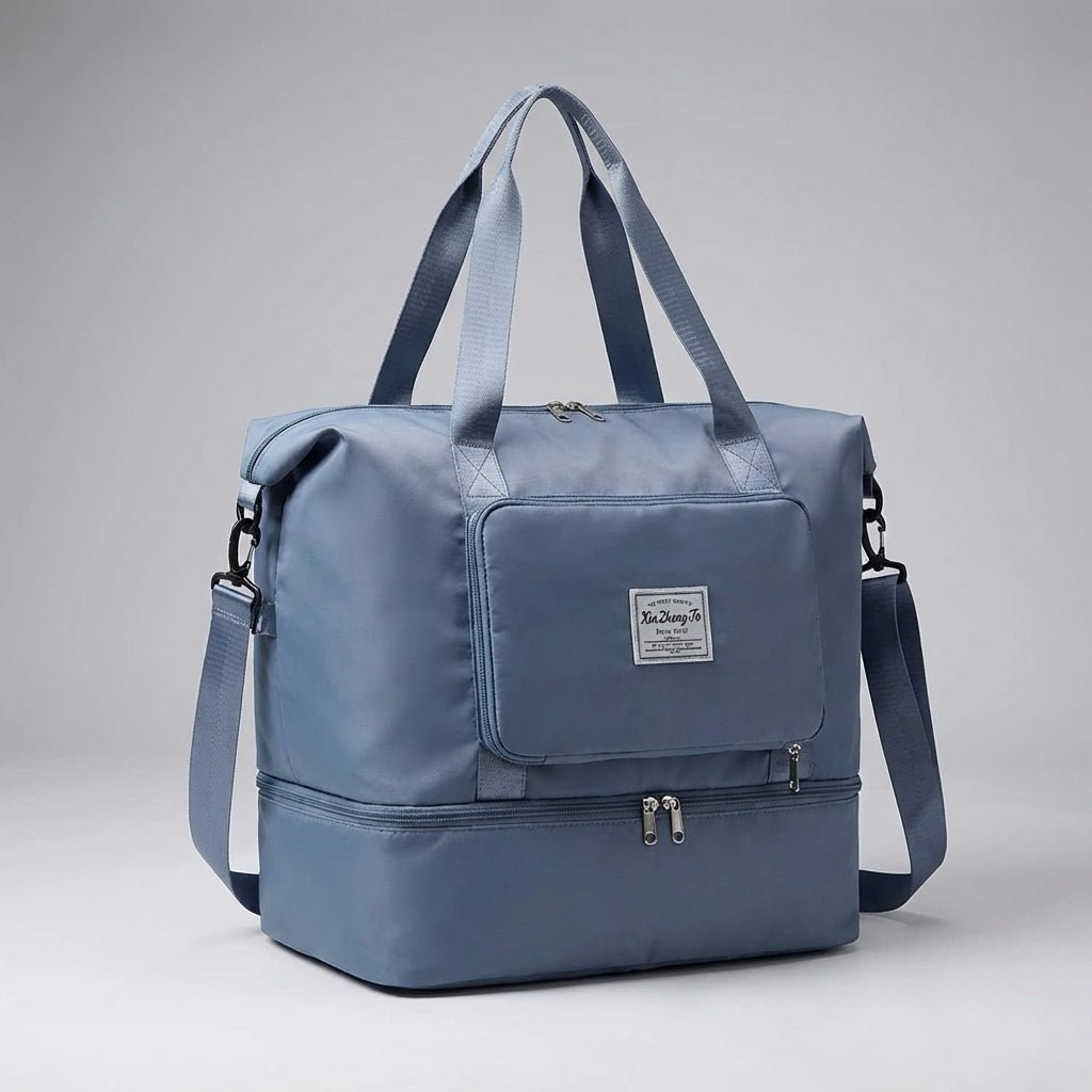 Foldable Travel Bag with Expandable Capacity and Waterproof Oxford Fabric – Versatile Multi-Pocket Design 4