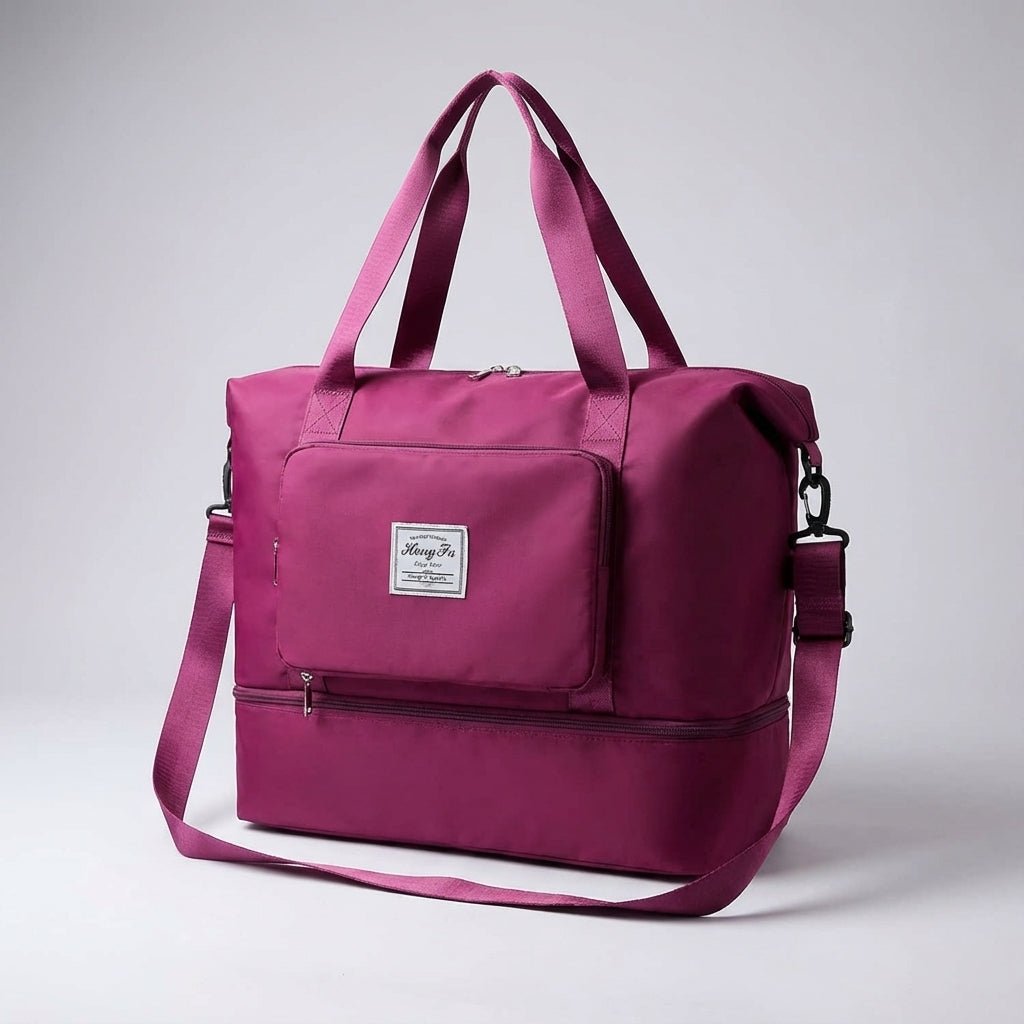 Foldable Travel Bag with Expandable Capacity and Waterproof Oxford Fabric – Versatile Multi-Pocket Design 6