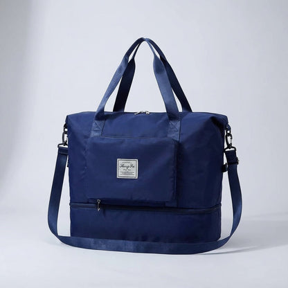 Foldable Travel Bag with Expandable Capacity and Waterproof Oxford Fabric – Versatile Multi-Pocket Design 10