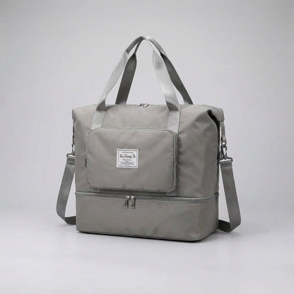 Foldable Travel Bag with Expandable Capacity and Waterproof Oxford Fabric – Versatile Multi-Pocket Design 7