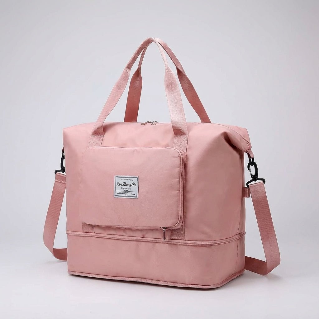 Foldable Travel Bag with Expandable Capacity and Waterproof Oxford Fabric – Versatile Multi-Pocket Design 9
