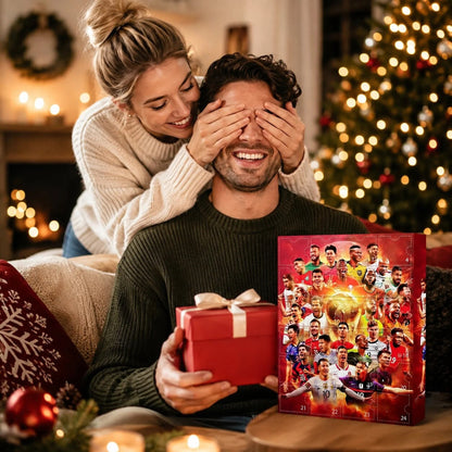 Football Advent Calendar 2026 featuring 24 exciting football-themed surprises for kids, designed to build anticipation for the holiday season. 4
