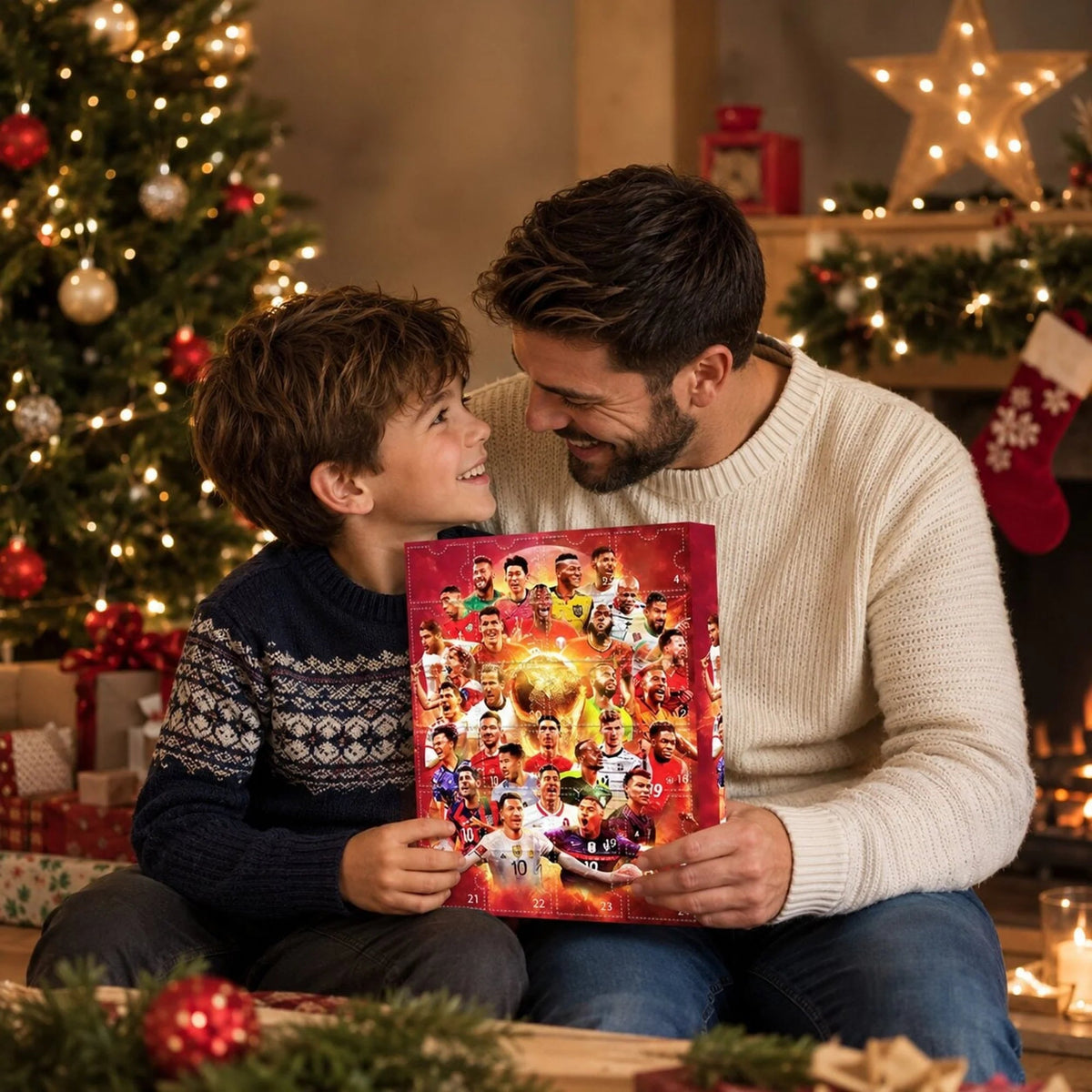 Football Advent Calendar 2026 featuring 24 exciting football-themed surprises for kids, designed to build anticipation for the holiday season. 2