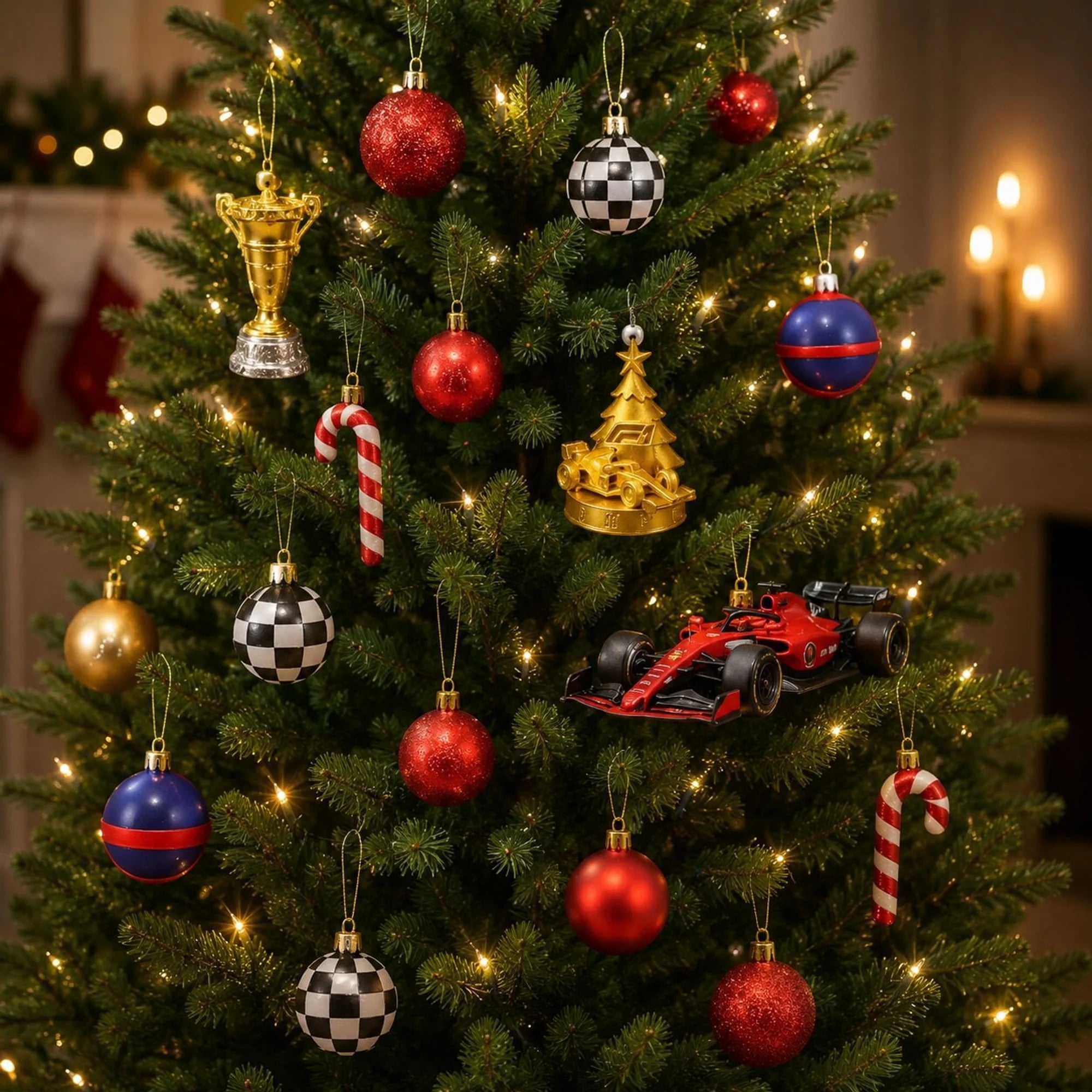 Formula 1 Advent Calendar featuring 24 daily racing-themed surprises for motorsport fans, designed to enhance the holiday countdown with exciting collectibles and memorabilia. 0