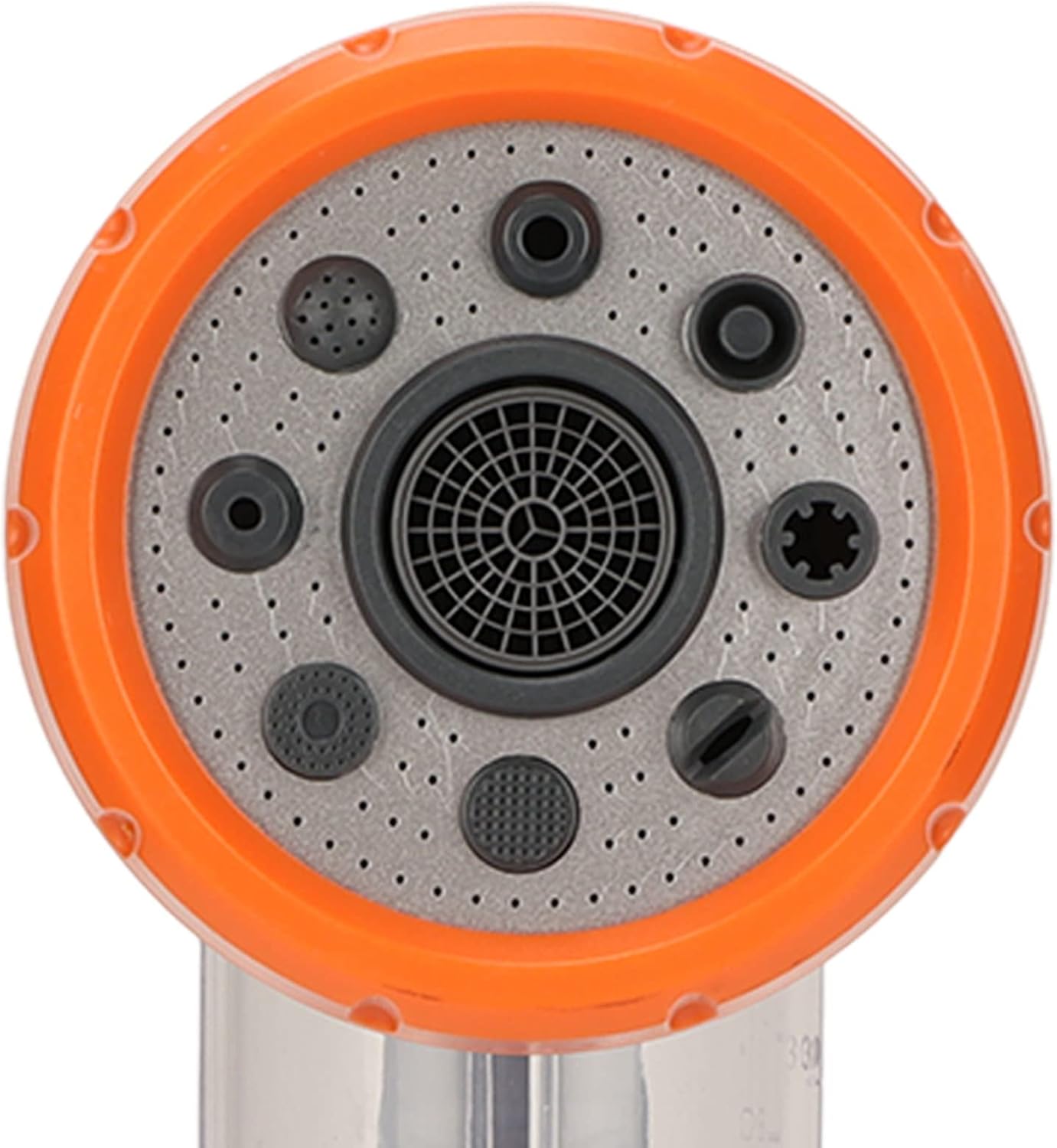 High-pressure garden sprayer featuring 8 adjustable spray modes and a foam nozzle, ideal for efficient watering in gardens and effective car washing. 4