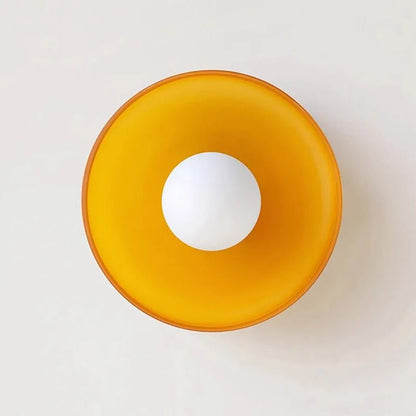 Glass lamp with soothing light, featuring a timeless design perfect for halls and balconies, crafted from durable glass for long-lasting use. 7