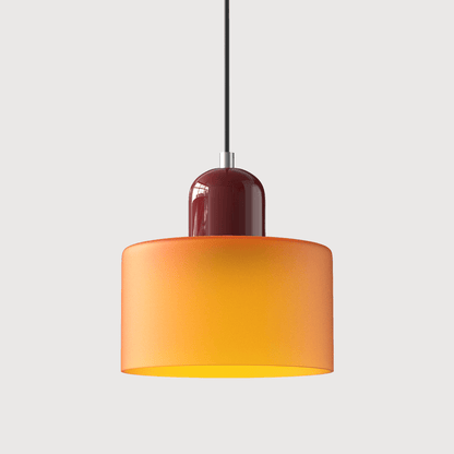 Glass pendant lamp featuring a modern geometric design, equipped with energy-efficient LED lighting, perfect for enhancing kitchen or dining area decor. 21
