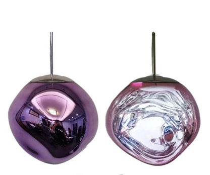 Glass pendant lamp featuring a minimalist design, made from tempered glass and metal, perfect for modern kitchen pendant lighting. 10