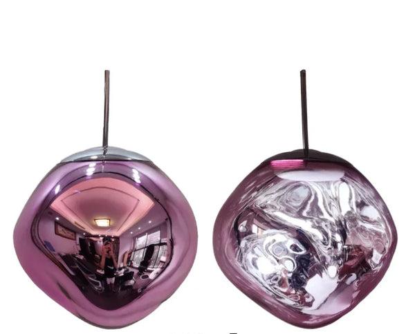 Glass pendant lamp featuring a minimalist design, made from tempered glass and metal, perfect for modern kitchen pendant lighting. 8
