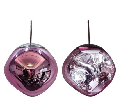 Glass pendant lamp featuring a minimalist design, made from tempered glass and metal, perfect for modern kitchen pendant lighting. 8